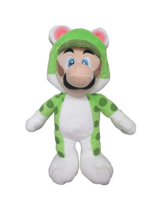 Sanei Boeki Super Mario 3D World Neko Luigi Plush Toy 18cm Sitting Height- Japan Figure Store - #1 Bring To You The Best Japanese Goods