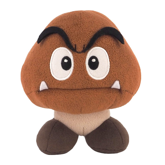Sanei Boeki Super Mario Goomba Plush Toy Small 11x10x13.5cm- Japan Figure Store - #1 Bring To You The Best Japanese Goods