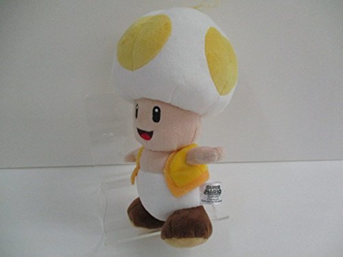 Sanei Boeki Super Mario All Star Collection Yellow Toad 20cm Plush Toy- Japan Figure Store - #1 Bring To You The Best Japanese Goods