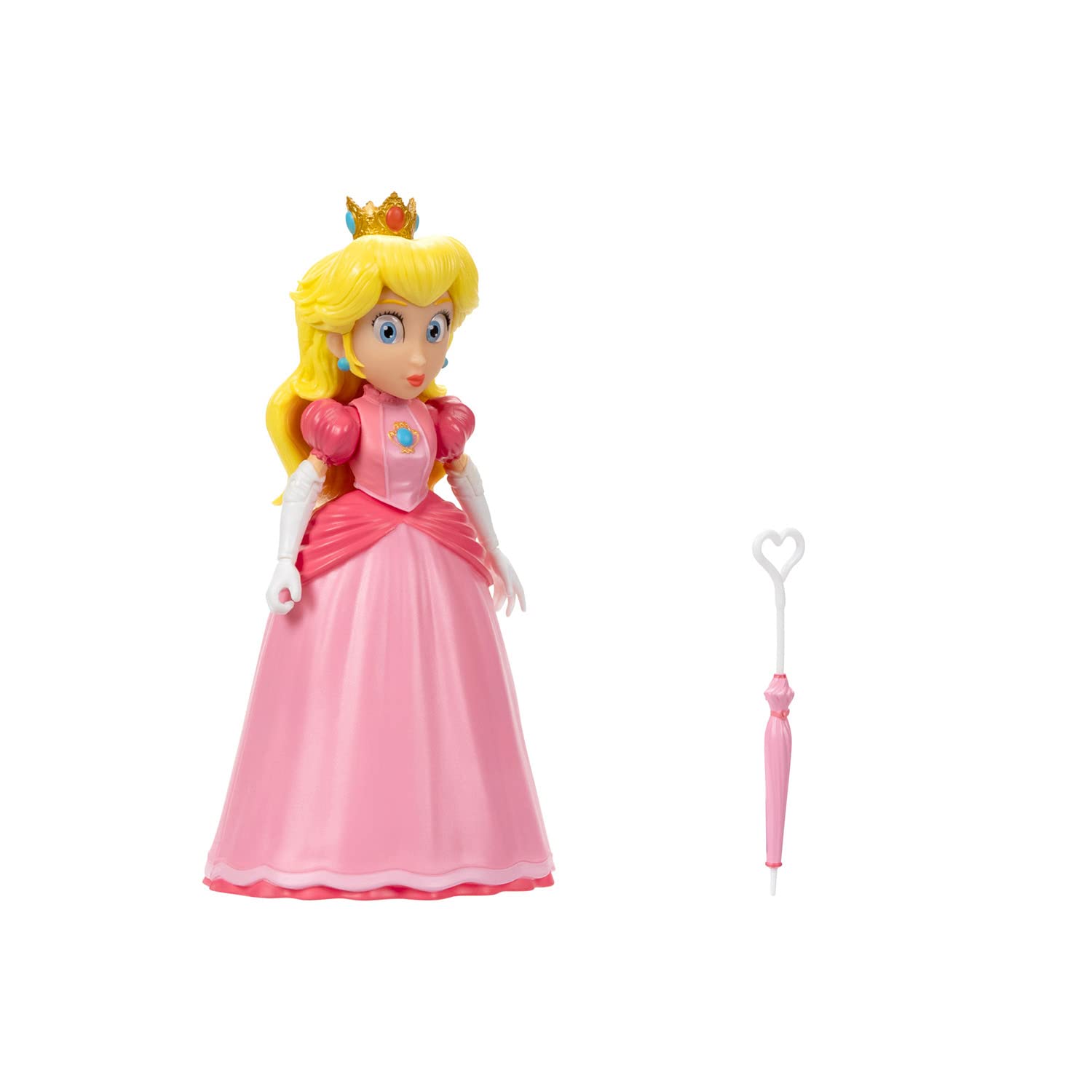 Sanei Boeki The Super Mario Bros. Movie 14.5cm Action Figure Peach- Japan Figure Store - #1 Bring To You The Best Japanese Goods