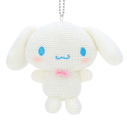 Sanrio Cinnamoroll Amigurumi-Style Knitted Mascot Holder - 13x6x11cm- Japan Figure Store - #1 Bring To You The Best Japanese Goods