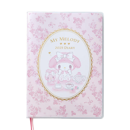 Sanrio My Melody 2025 Planner B6 Diary with Schedule Stickers and Bookmark- Japan Figure Store - #1 Bring To You The Best Japanese Goods