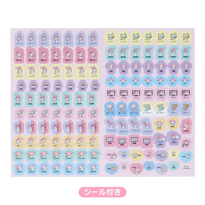 Sanrio My Melody 2025 Planner B6 Diary with Schedule Stickers and Bookmark- Japan Figure Store - #1 Bring To You The Best Japanese Goods