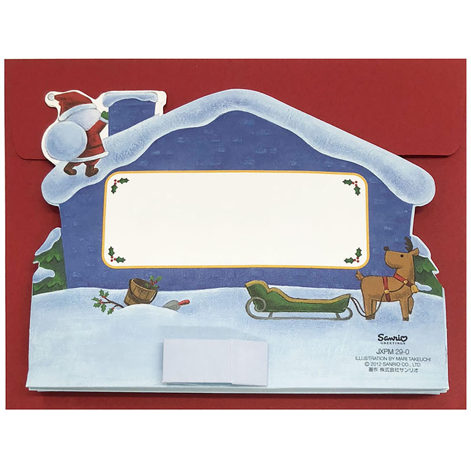 Sanrio Christmas Card with 3D Snowmen - Plays 3 Song Medley - Holiday Greeting- Japan Figure Store - #1 Bring To You The Best Japanese Goods