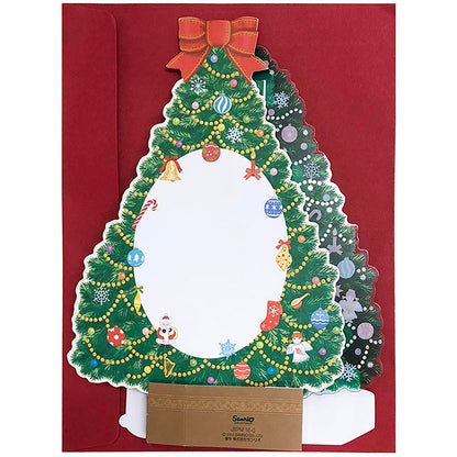Sanrio Christmas Melody Card Green Tree with Accessories - We Wish You A Merry Christmas- Japan Figure Store - #1 Bring To You The Best Japanese Goods