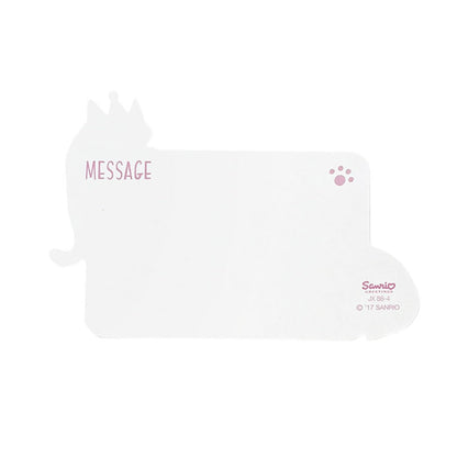 Carte de Noël Sanrio Chat arbre de Noël Jx 79-5 Message Card 243167