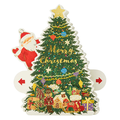 Sanrio Christmas Greeting Card - Santa From The Tree - Overseas Shipping- Japan Figure Store - #1 Bring To You The Best Japanese Goods