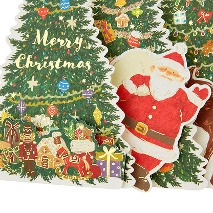 Sanrio Christmas Greeting Card - Santa From The Tree - Overseas Shipping- Japan Figure Store - #1 Bring To You The Best Japanese Goods