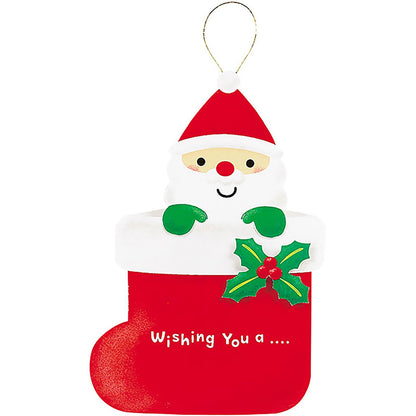 Sanrio Christmas Greeting Card Santa in Boots with Overseas Shipping- Japan Figure Store - #1 Bring To You The Best Japanese Goods