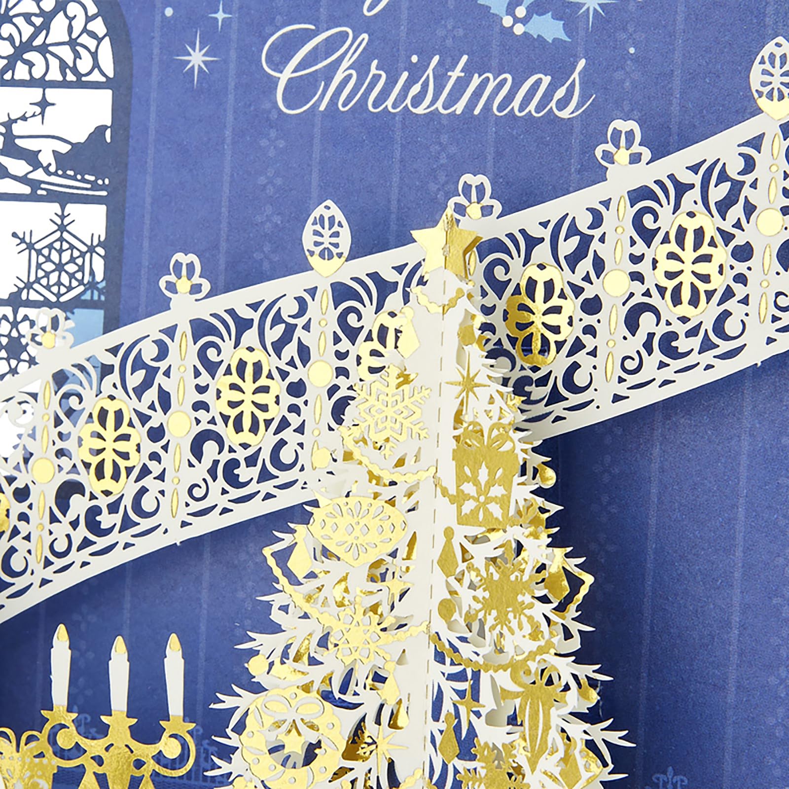 Sanrio Christmas Greeting Cards - Laser Cut Spiral Staircase and Tree Design- Japan Figure Store - #1 Bring To You The Best Japanese Goods