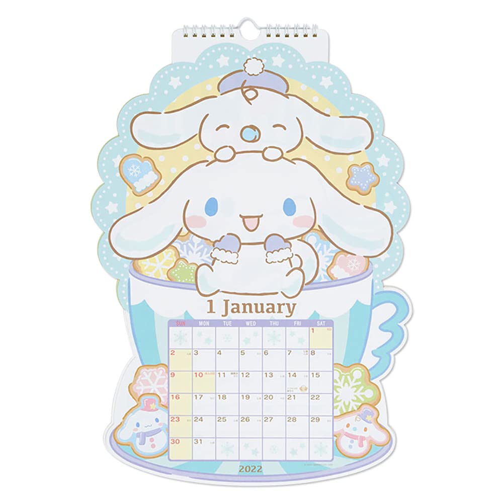 Sanrio Cinnamoroll Die-Cut 2022 Calendar 748650- Japan Figure Store - #1 Bring To You The Best Japanese Goods