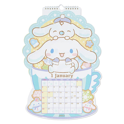 Sanrio Cinnamoroll Die-Cut 2022 Calendar 748650- Japan Figure Store - #1 Bring To You The Best Japanese Goods