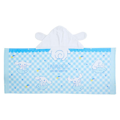Sanrio Cinnamoroll Hooded Towel 75x120cm for Kids - Soft & Absorbent- Japan Figure Store - #1 Bring To You The Best Japanese Goods