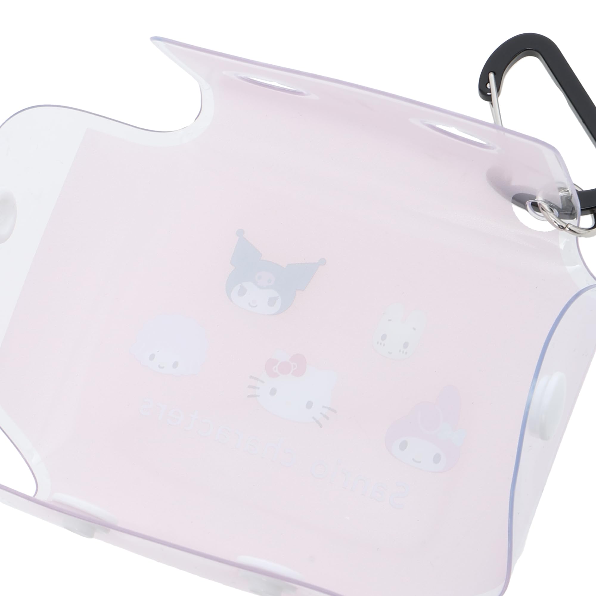 Sanrio Clear Multi-Case Ss Size with Carabiner for Earphones and Accessories- Japan Figure Store - #1 Bring To You The Best Japanese Goods