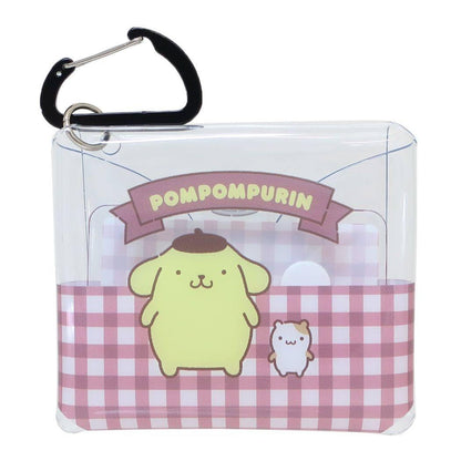 Sanrio Clear Multi-Case Small Accessory Case with Carabiner for AirPods Pro- Japan Figure Store - #1 Bring To You The Best Japanese Goods