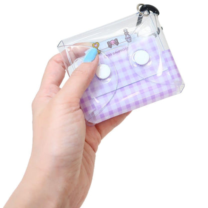 Sanrio Clear Multi-Case Ss Size with Carabiner - AirPods Pro Key Pass Kuromi- Japan Figure Store - #1 Bring To You The Best Japanese Goods