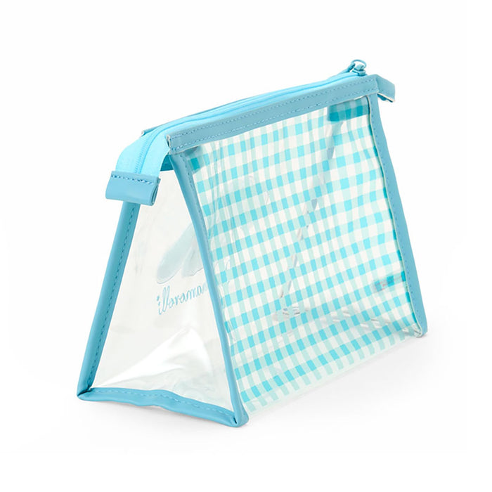 Sanrio Cinnamoroll Clear Pouch for Kids - Transparent PVC with Steel Zipper