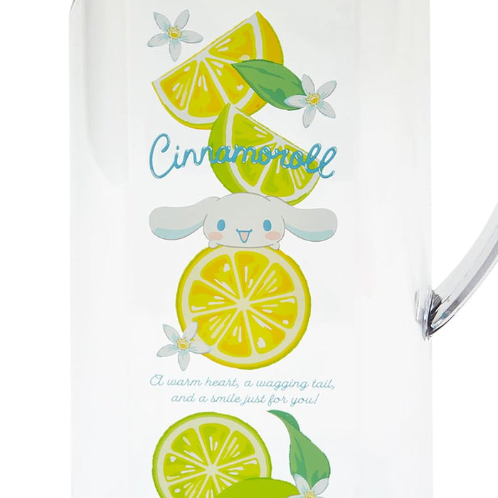 Sanrio Cinnamoroll Cold Water Pitcher - Colorful Fruits 24.2 x 14.4 x 9.6 cm- Japan Figure Store - #1 Bring To You The Best Japanese Goods