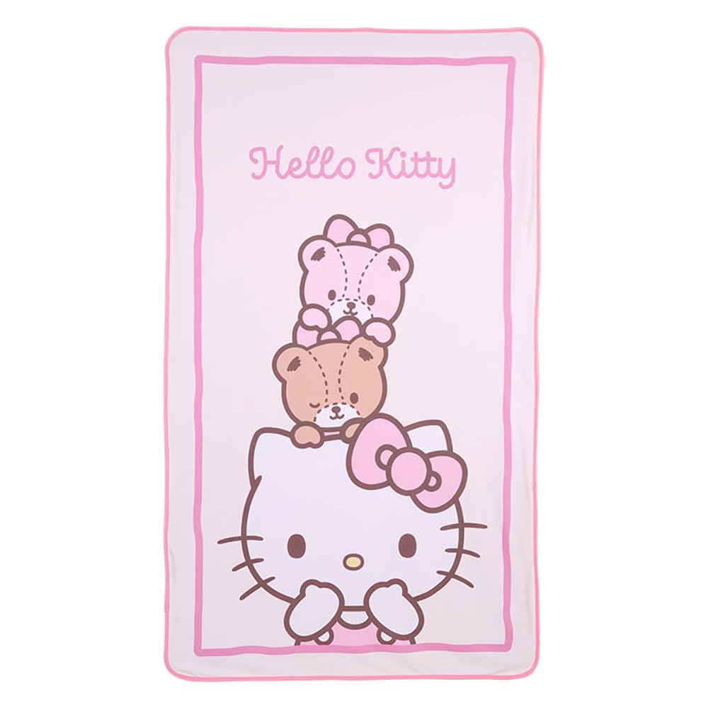 Sanrio Hello Kitty Cool-To-The-Touch Nap Blanket 95x0.3x160Cm- Japan Figure Store - #1 Bring To You The Best Japanese Goods