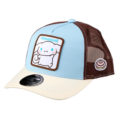 Sanrio Cinnamoroll Light Blue Ivory Cosmetic Case and Mesh Cap Set- Japan Figure Store - #1 Bring To You The Best Japanese Goods