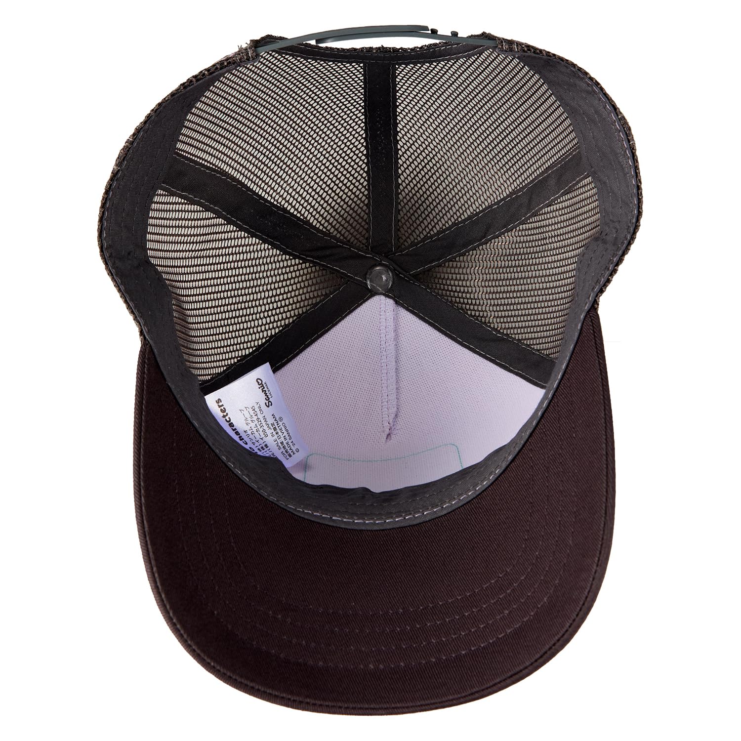 Sanrio Kuromi Cosmetic Case Light Purple and Charcoal Mesh Cap- Japan Figure Store - #1 Bring To You The Best Japanese Goods