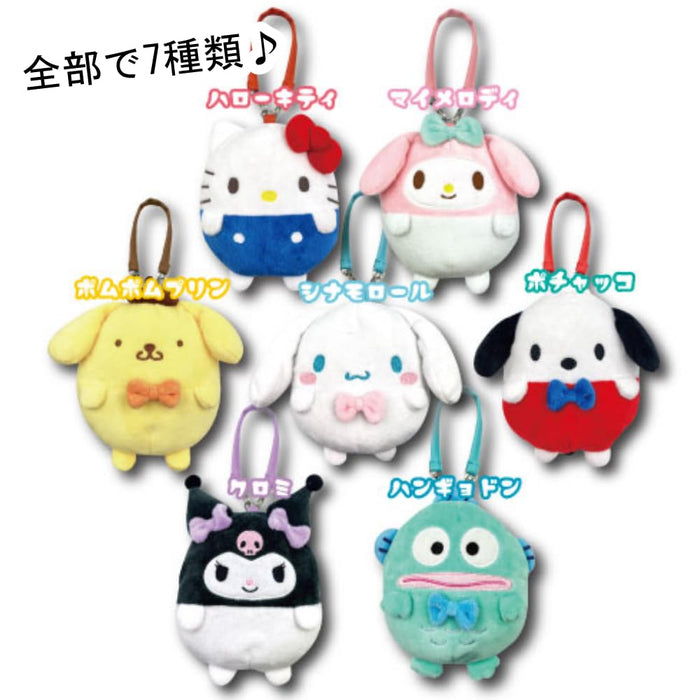 San-X: Hello Kitty Die-Cut Pouch Approx. H12 x W11.5 x D6Cm- Japan Figure Store - #1 Bring To You The Best Japanese Goods