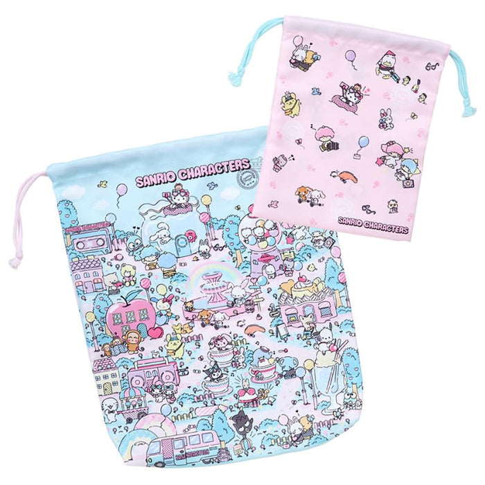 Sanrio Drawstring Bag Set Fantasy Trip Sanrio Characters 878308 Perfect for Kids- Japan Figure Store - #1 Bring To You The Best Japanese Goods