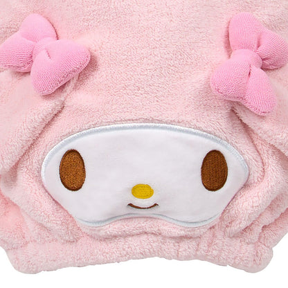 Sanrio My Melody Face-Shaped Cap Towel for Adults Polyester Blend