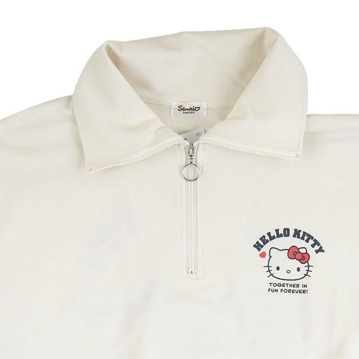Sanrio Hello Kitty Half Zip Sweatshirt for Kids Cozy and Stylish- Japan Figure Store - #1 Bring To You The Best Japanese Goods