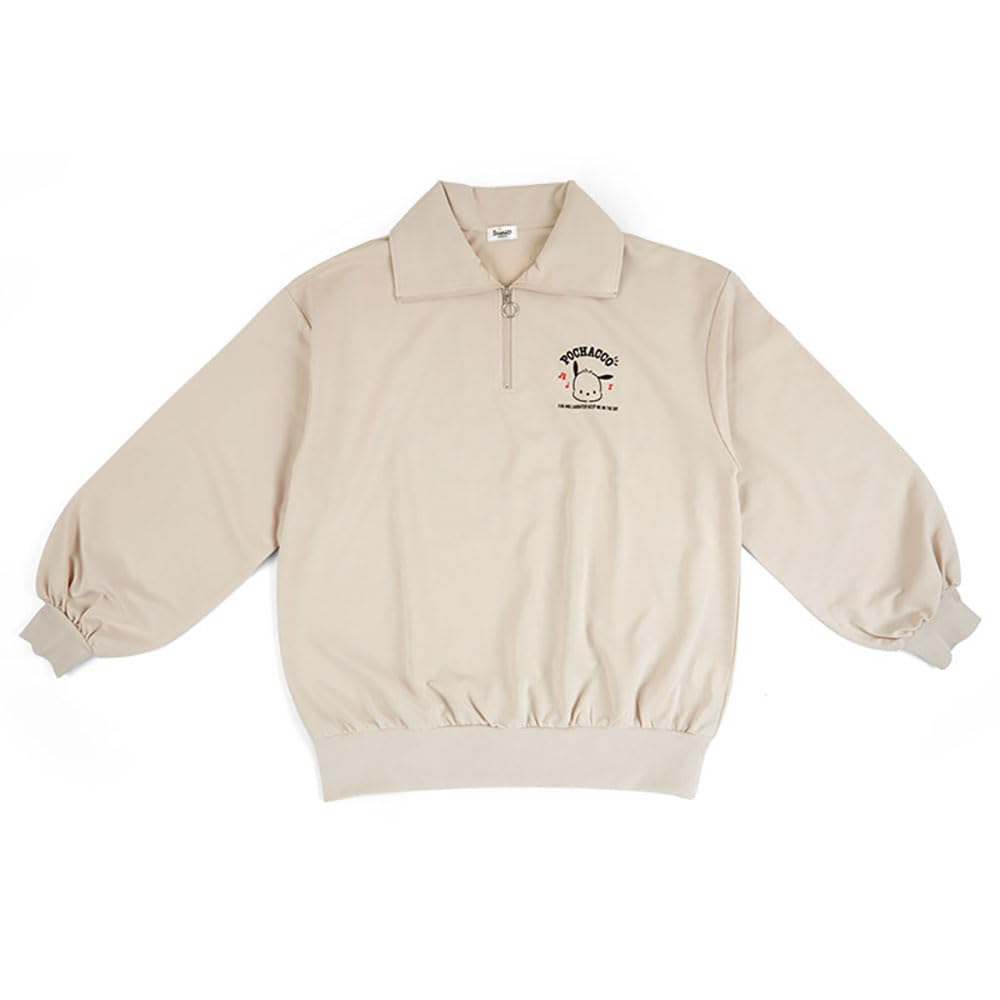 Sanrio Pochacco Half Zip Sweatshirt Trainer - Cozy and Stylish- Japan Figure Store - #1 Bring To You The Best Japanese Goods