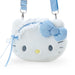 Sanrio Hello Kitty Face-Shaped Pochette Light Blue 13.7 x 17 x 8 cm- Japan Figure Store - #1 Bring To You The Best Japanese Goods