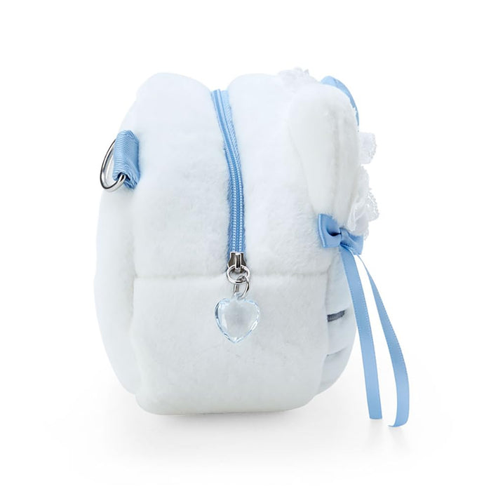 Sanrio Hello Kitty Face-Shaped Pochette Light Blue 13.7 x 17 x 8 cm- Japan Figure Store - #1 Bring To You The Best Japanese Goods