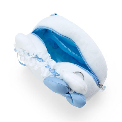 Sanrio Hello Kitty Face-Shaped Pochette Light Blue 13.7 x 17 x 8 cm- Japan Figure Store - #1 Bring To You The Best Japanese Goods