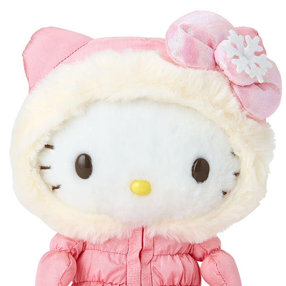 Sanrio Hello Kitty Fluffy Winter Plush Doll Japan Official Toy Gift- Japan Figure Store - #1 Bring To You The Best Japanese Goods