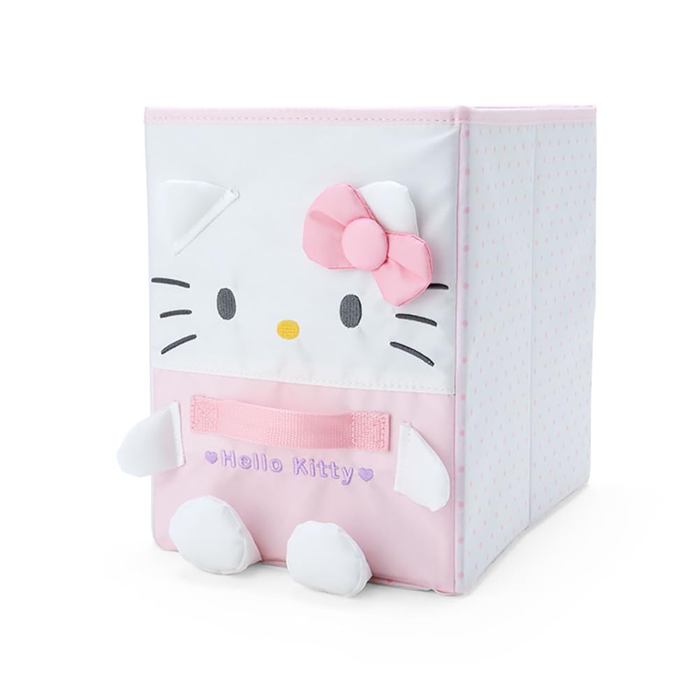 Sanrio Hello Kitty Folding Storage Case 26x19x26cm Character Box- Japan Figure Store - #1 Bring To You The Best Japanese Goods