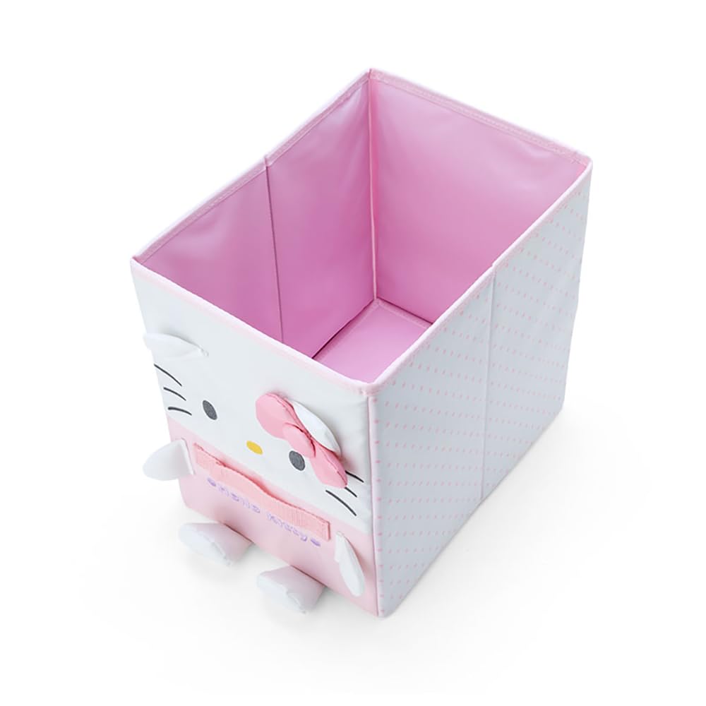 Sanrio Hello Kitty Folding Storage Case 26x19x26cm Character Box- Japan Figure Store - #1 Bring To You The Best Japanese Goods