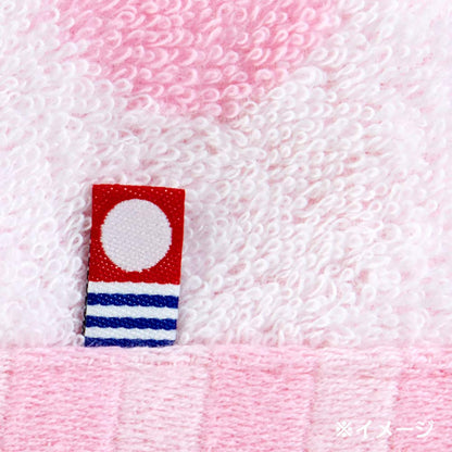 Sanrio Hello Kitty Imabari Bath Towel Dots - Soft & Absorbent 422371- Japan Figure Store - #1 Bring To You The Best Japanese Goods