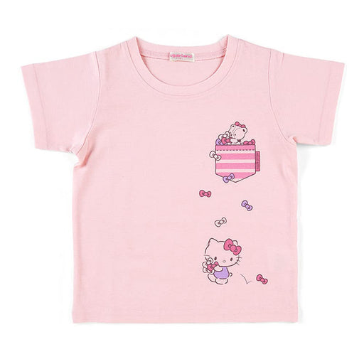 Sanrio Hello Kitty Pink Kids T-Shirt 120Cm- Japan Figure Store - #1 Bring To You The Best Japanese Goods