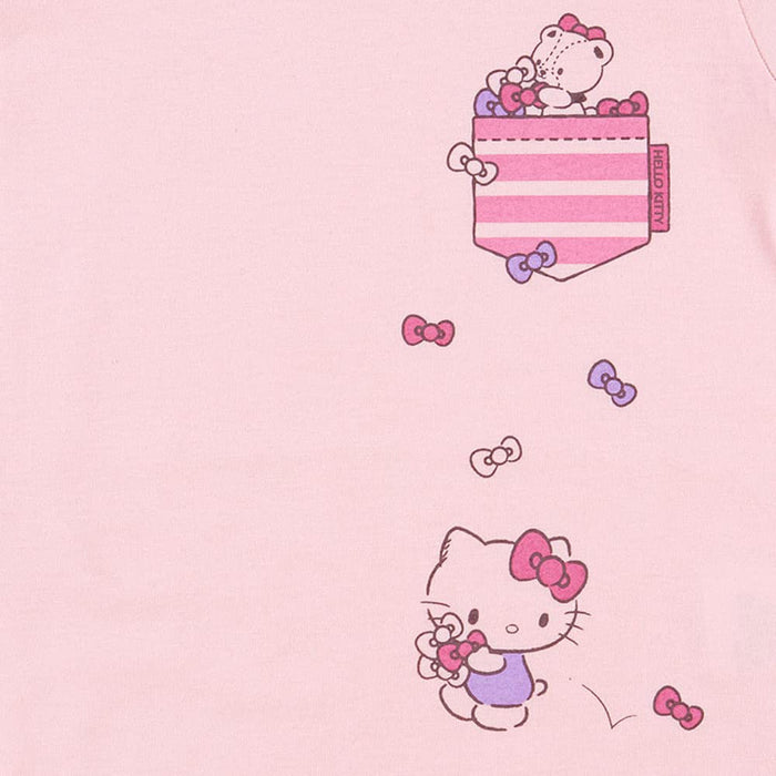 Sanrio Hello Kitty Pink Kids T-Shirt 120Cm- Japan Figure Store - #1 Bring To You The Best Japanese Goods