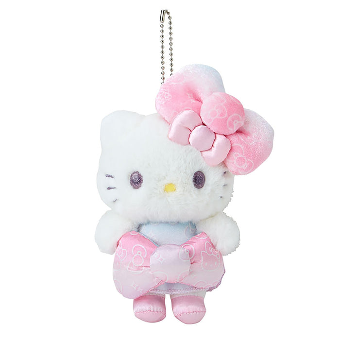 Sanrio Hello Kitty 50th Plush Mascot Holder with Fashionable Ribbons Japan- Japan Figure Store - #1 Bring To You The Best Japanese Goods