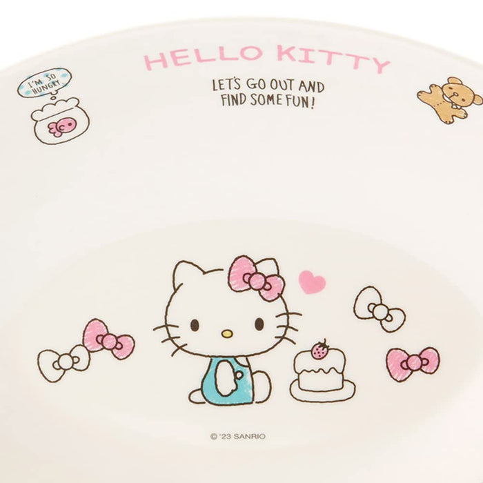 Sanrio Hello Kitty Melamine Curry and Pasta Plate 8-inch 836508- Japan Figure Store - #1 Bring To You The Best Japanese Goods