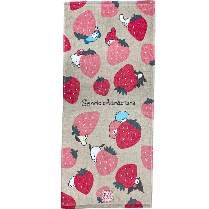 Sanrio Hello Kitty My Melody Kuromi Cinnamon Face Towel 34 X 75 Cm- Japan Figure Store - #1 Bring To You The Best Japanese Goods