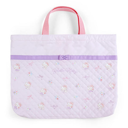 Sanrio Hello Kitty Quilted Lesson Bag 42x4x30 Cm Cotton/Polyester- Japan Figure Store - #1 Bring To You The Best Japanese Goods