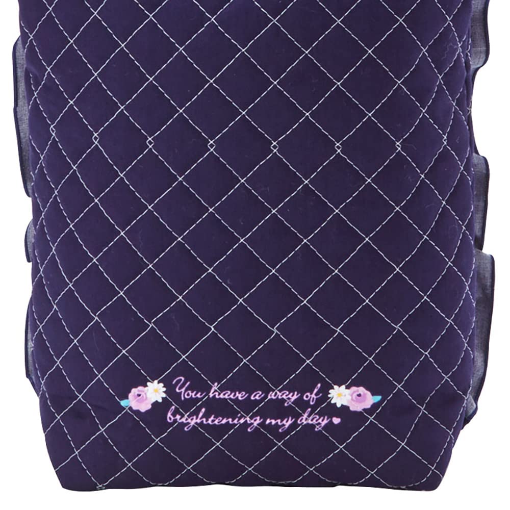 Sanrio Hello Kitty Navy Quilted Shoe Bag Durable and Stylish- Japan Figure Store - #1 Bring To You The Best Japanese Goods