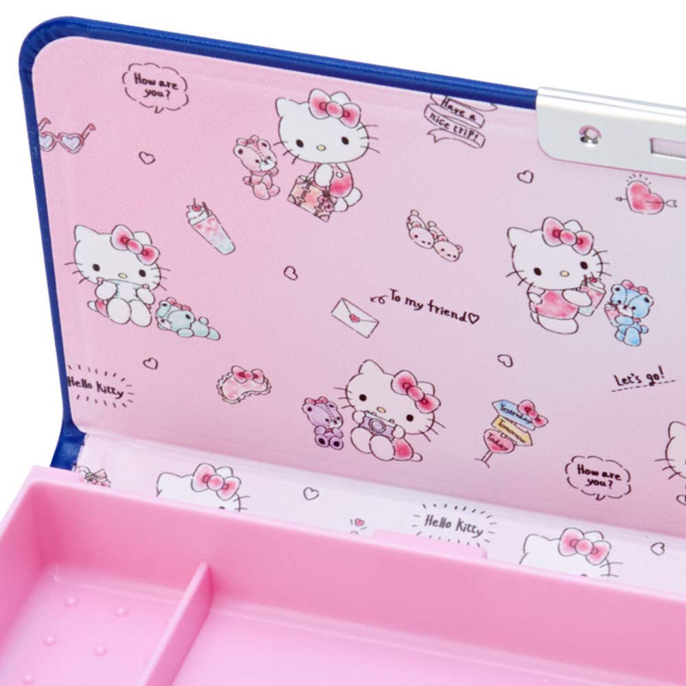 Sanrio Hello Kitty Pencil Case Single-Sided Opening Trip Edition- Japan Figure Store - #1 Bring To You The Best Japanese Goods