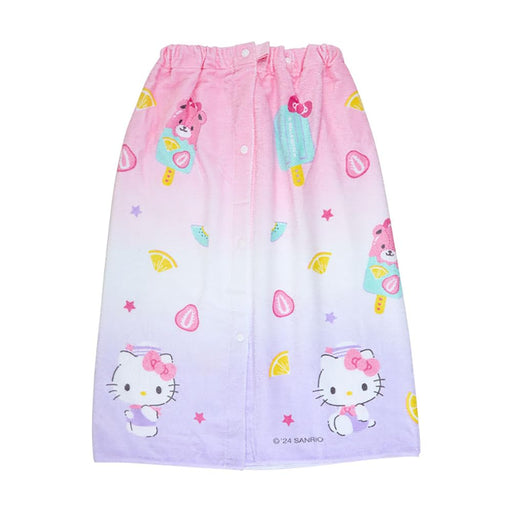 Sanrio Hello Kitty Wrap Towel - 70x115cm Character Print- Japan Figure Store - #1 Bring To You The Best Japanese Goods