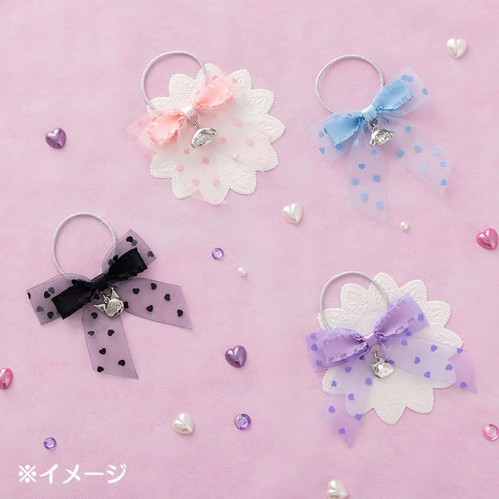 Sanrio Kids Organza Ribbon Ponytail Holder Hello Kitty 8x8x0.8cm- Japan Figure Store - #1 Bring To You The Best Japanese Goods