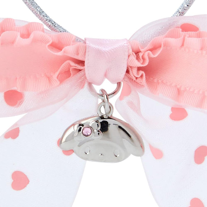 Sanrio My Melody Organza Ribbon Ponytail Holder for Kids 8x8cm- Japan Figure Store - #1 Bring To You The Best Japanese Goods