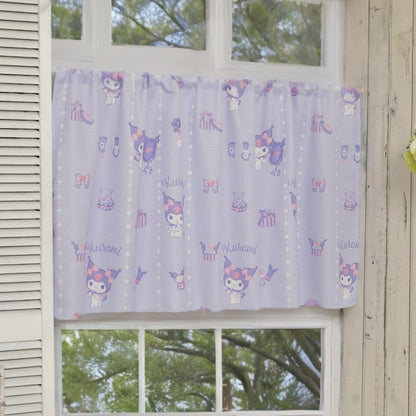 Sanrio Kuromi Cafe Curtain - 3 Sizes Heat Insulation Washable 145x90cm- Japan Figure Store - #1 Bring To You The Best Japanese Goods