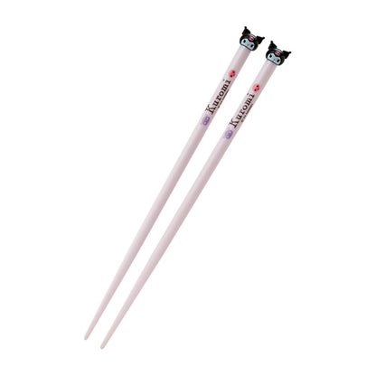 Sanrio Kuromi Chopsticks with Mascot 21cm x 2.4cm x 1cm- Japan Figure Store - #1 Bring To You The Best Japanese Goods